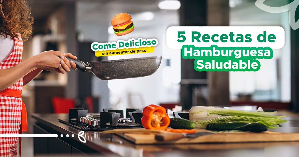 Come Delicioso sin Aumentar de Peso: 5 Recetas de Hamburguesas Saludables